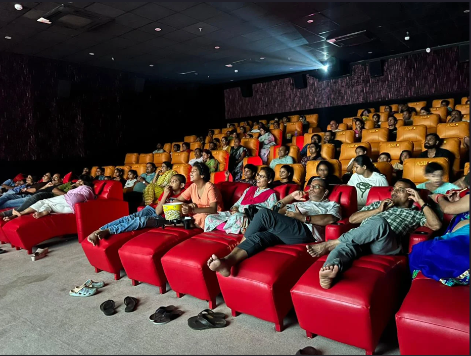 ASR Cinema – Colorful Seating Layout